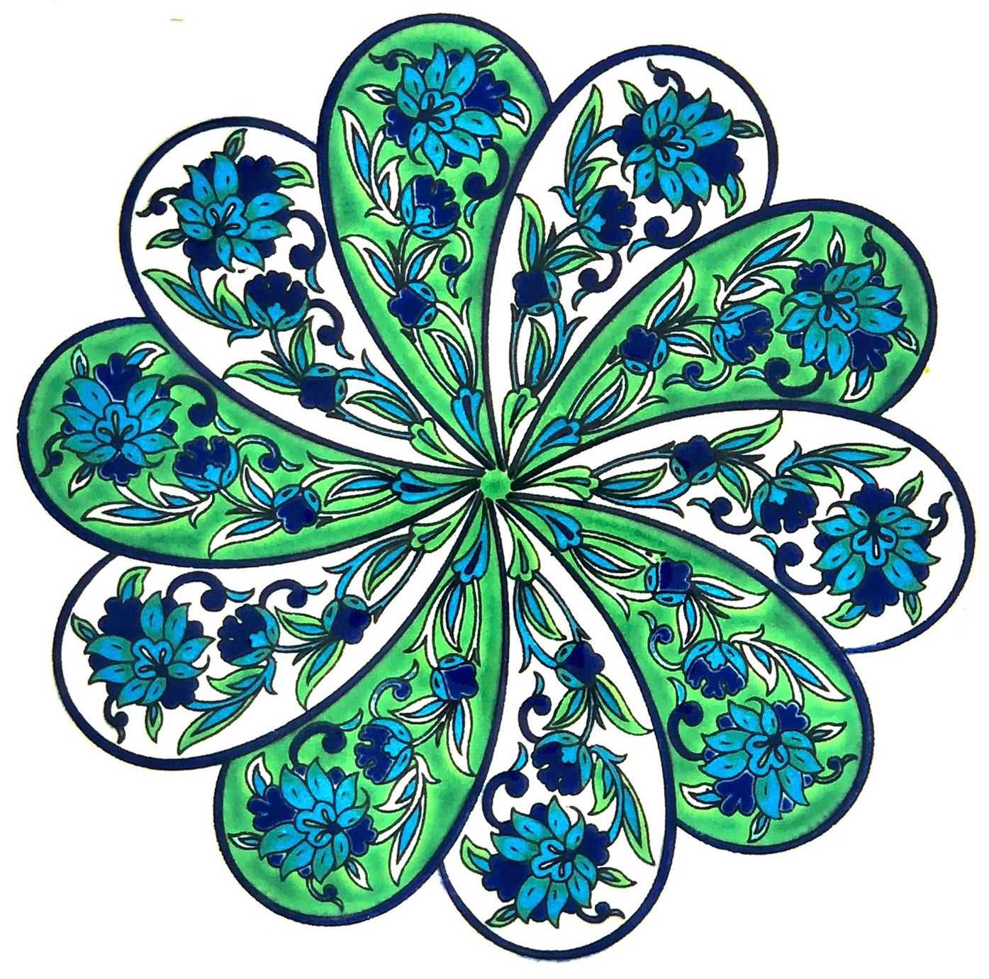 Turkish Design Ceramic Coaster 1911