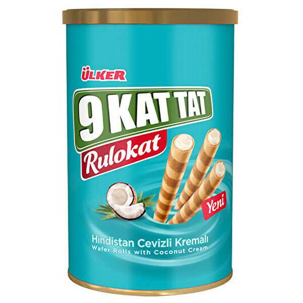 ULKER WAFER ROLLS WITH COCONUT CREAM