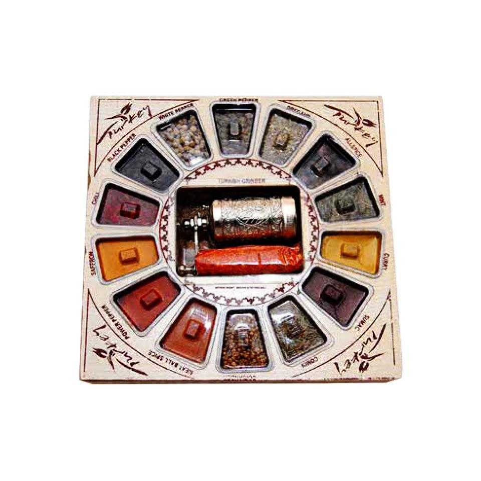 AliBaba, 14 Different Kind of Spice Turkish Saffron and Pepper Grinder