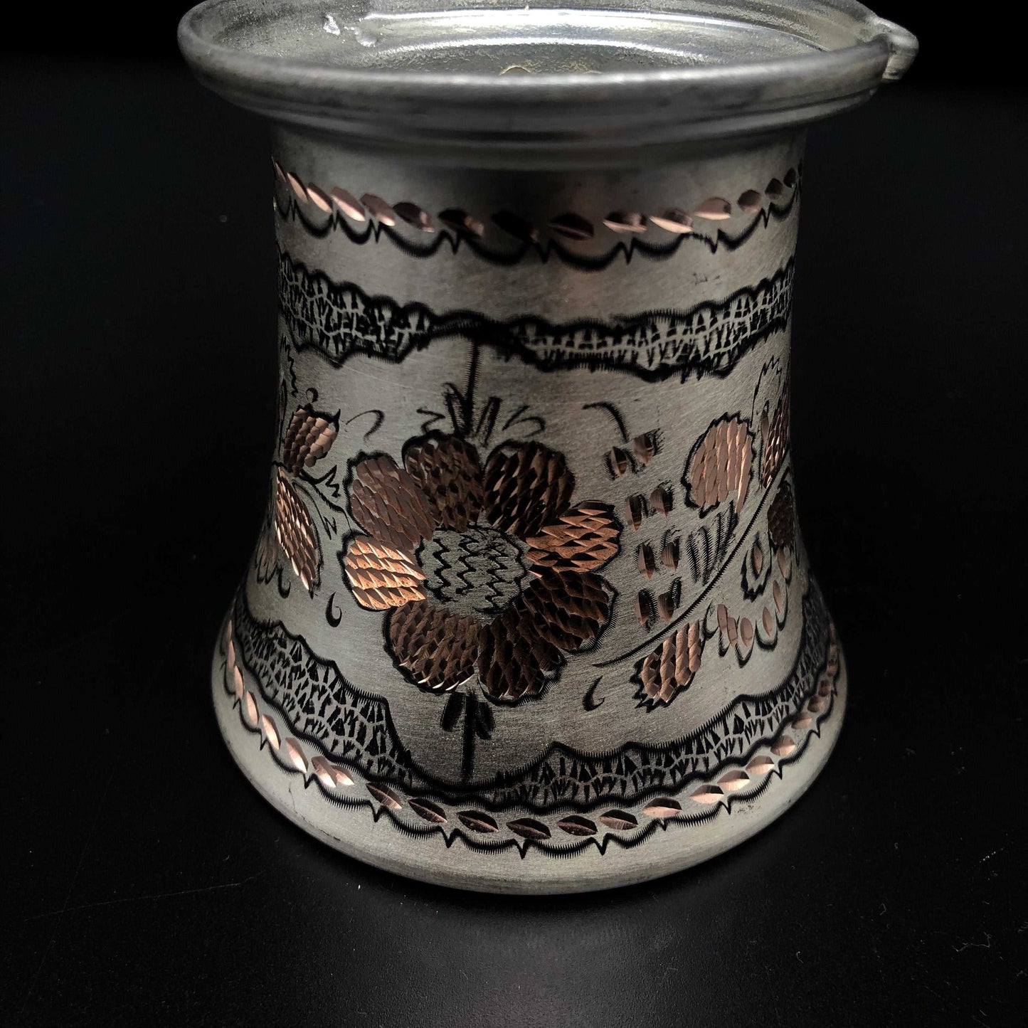 Turkish Cooper Coffee Maker (cezve) Chamomille