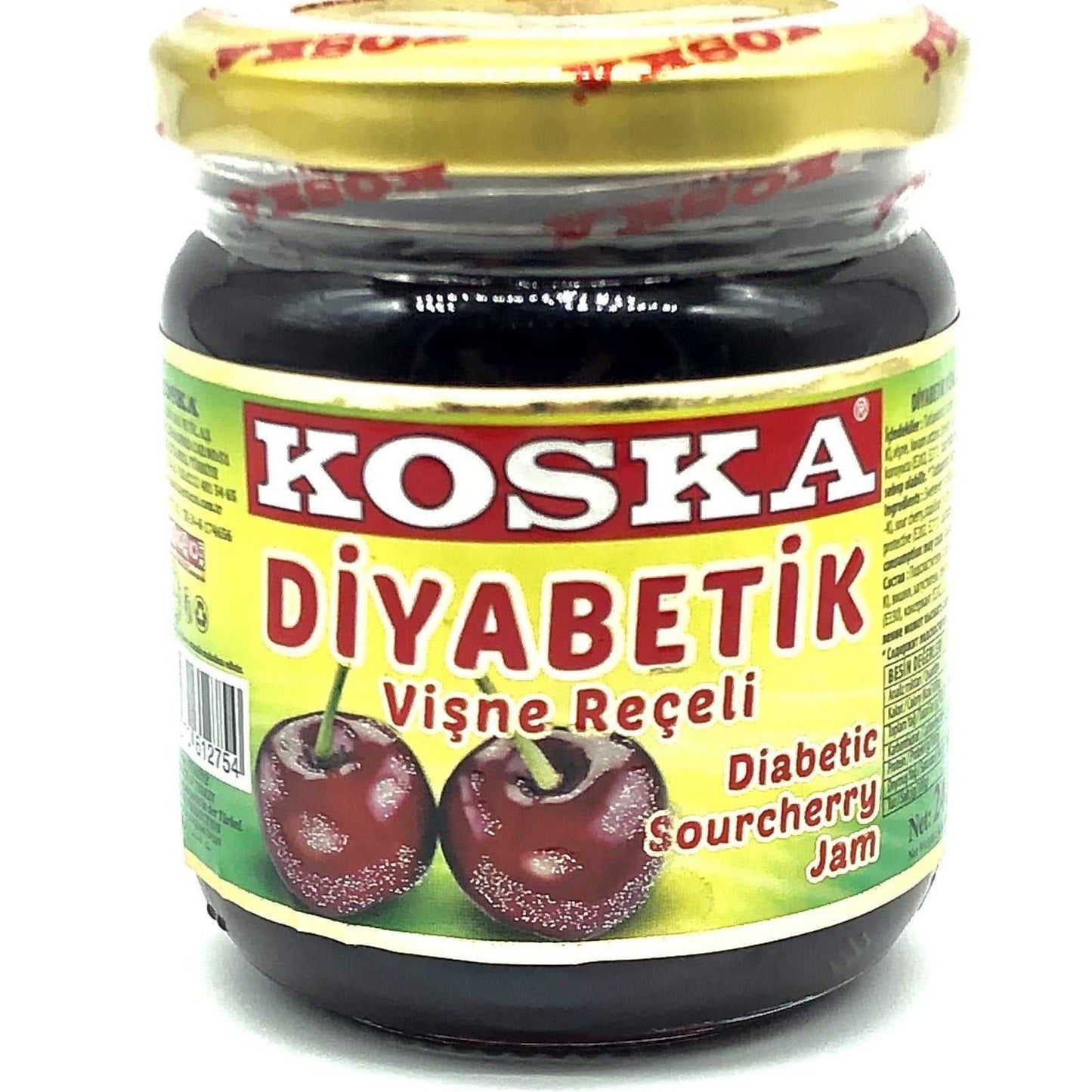Koska Diabetic Sourcherry Jam 240g