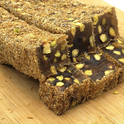 Turkish Delight Honey With Pistachio Covered Kunefe