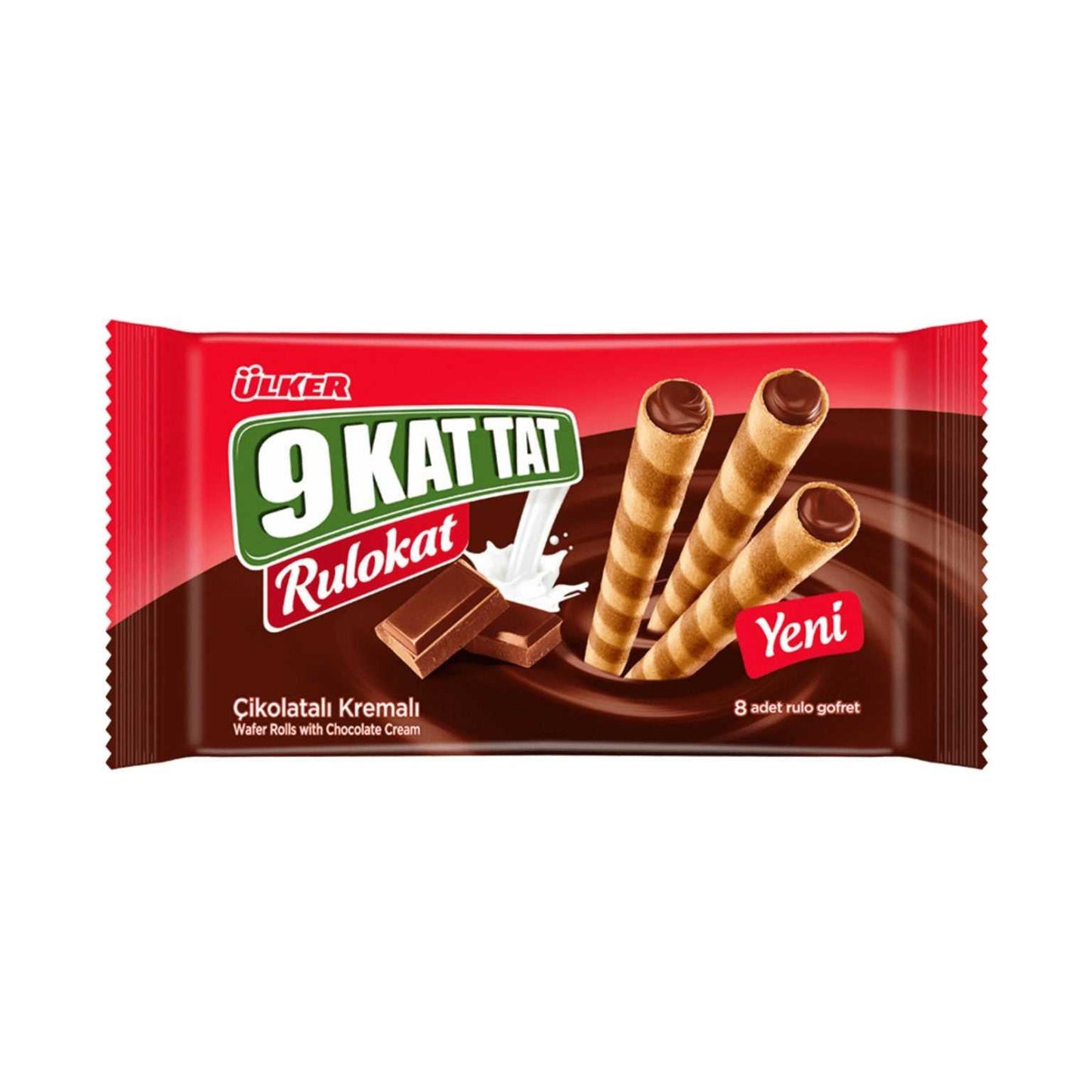 ULKER WAFER ROLLS WITH CHOCOLATE CREAM
