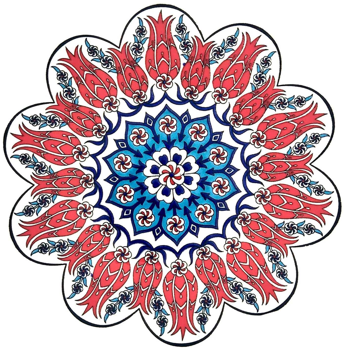 Turkish Design Ceramic Coaster 1924