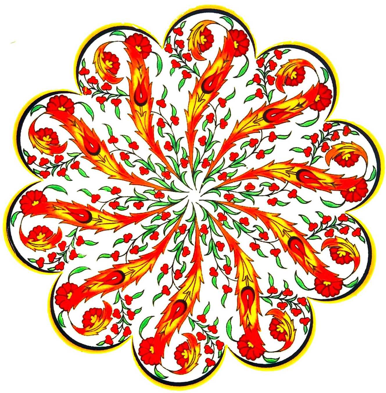 Turkish Design Ceramic Coaster 1925