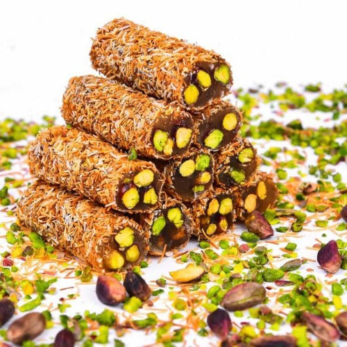 Finger Turkish Delight Honey with Pistachio Kunefe