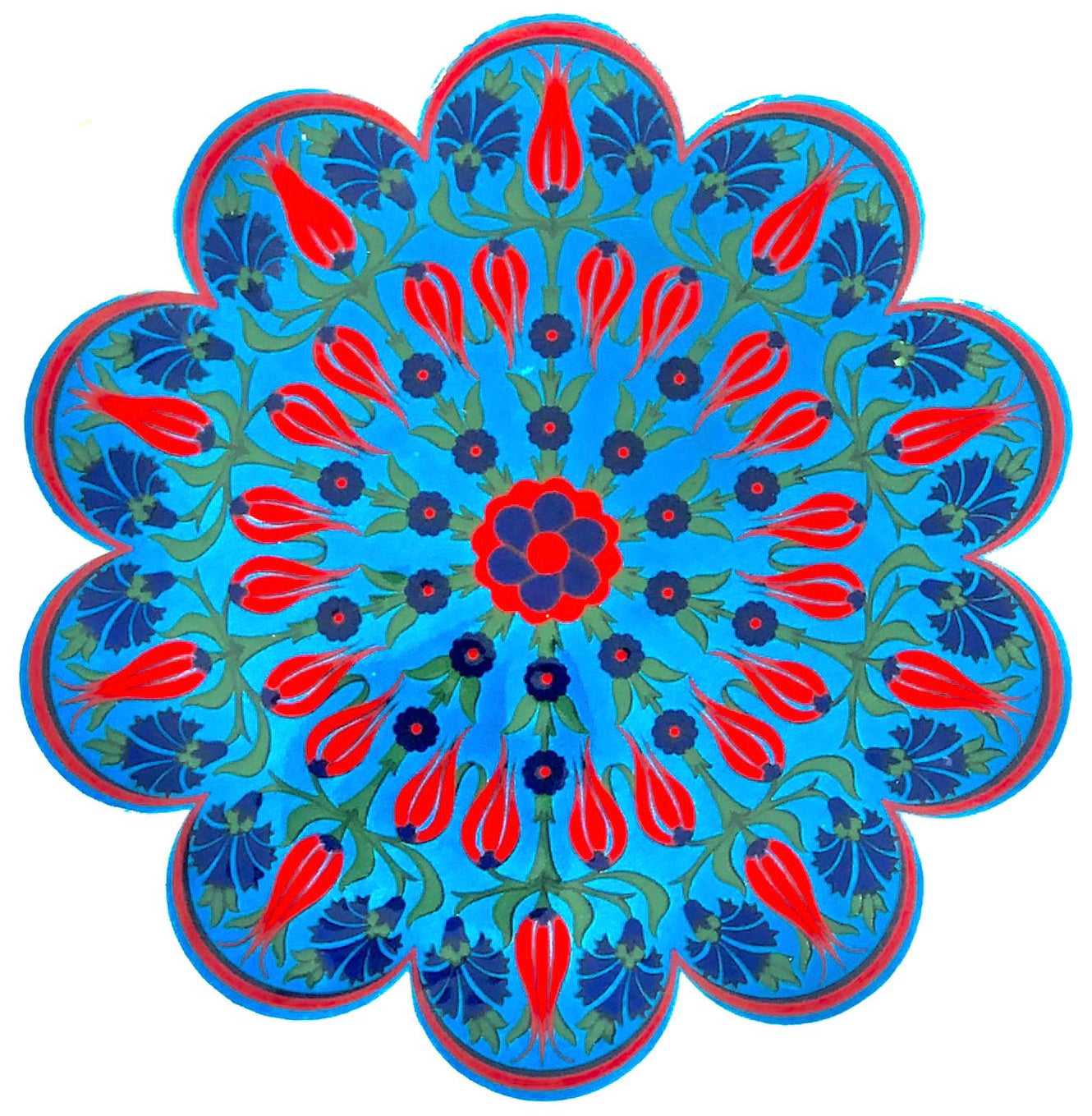 Turkish Design  Ceramic Coaster 1910