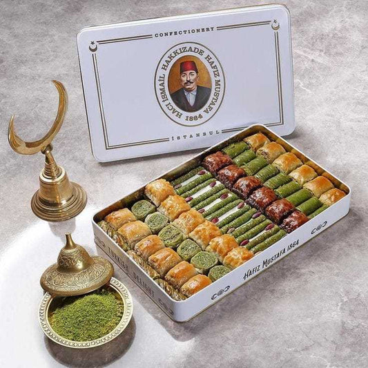 Assorted Pistachio Baklava Mix Metal box