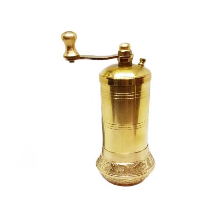 Rice Pepper Grinder gold yellow