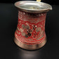 Turkish Tradional Cooper Coffee Maker Red Colered
