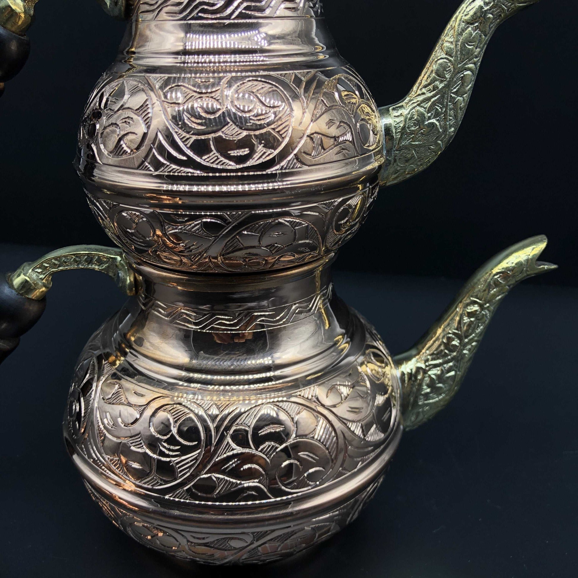 Handmade Original Copper Turkish Tea Pot Kettle