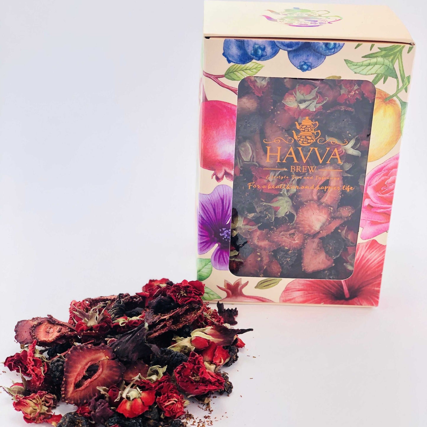 Havva Brew, Red Berries Tea, Caffeine-Free