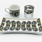 One Person Turkish Coffee Set Red Dragon