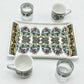 Two Person Turkish Coffee Set Red Dragon