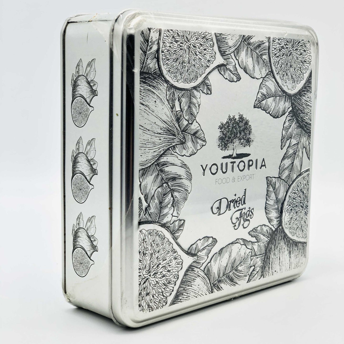 Youtopia, Export Quality Dried Figs in Metal Box, 720g