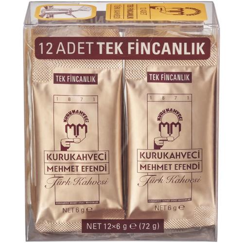 Mehmet Efendi Turkish Coffee sachets 12pc 72g