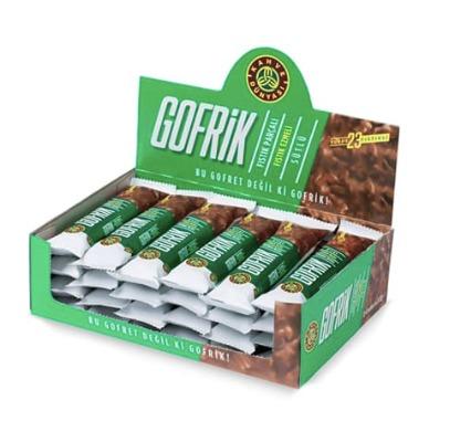 Gofrik Pistachio Milk Chocolate Bars 24 pc