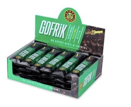 Gofrik Pistachio Bitter Chocolate Bars 24 pc