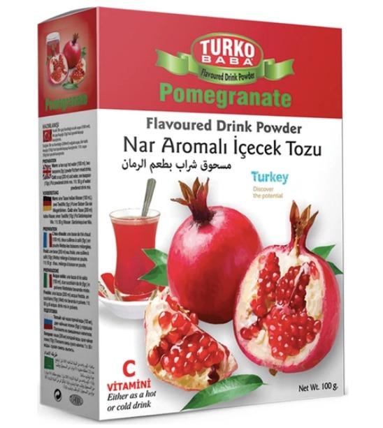 Pomegranate Tea, flavoured drink powder, Turko Baba