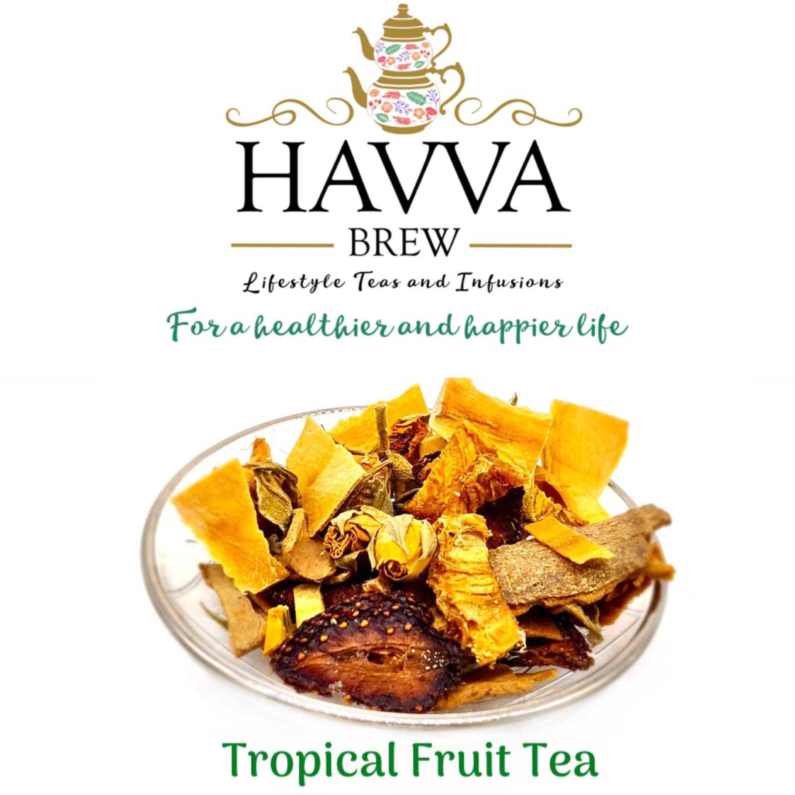Havva Brew, Tropical Fruit Tea, Caffeine-Free