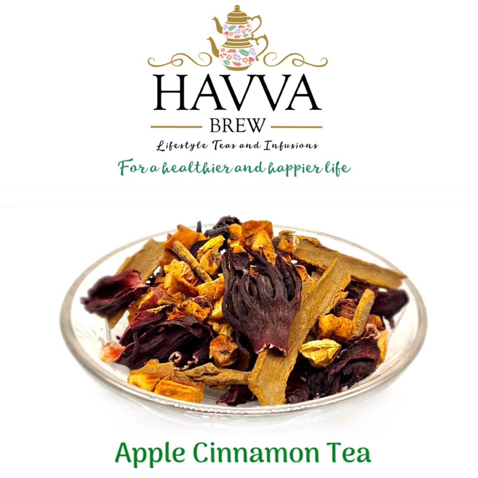 Havva Brew, Apple Cinnamon Tea, Caffeine-free