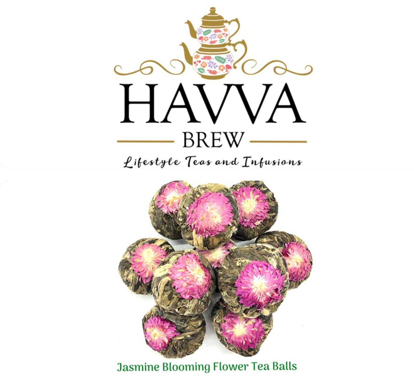 Havva Brew, Jasmine Blooming Flower Tea Balls