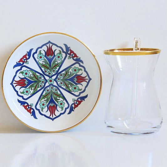 Tulip with Chamomille Flower Porcelain Tea Set