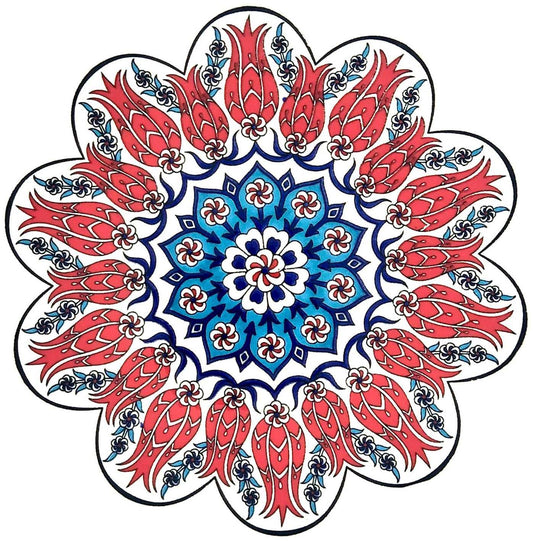 Turkish Design  Ceramic Coaster 1924
