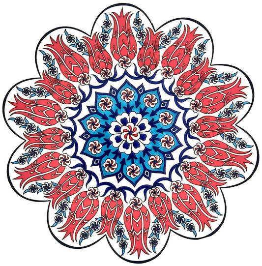 Turkish Design  Ceramic Coaster 1924