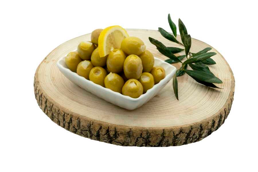 Green Olive with Lemon Flavor