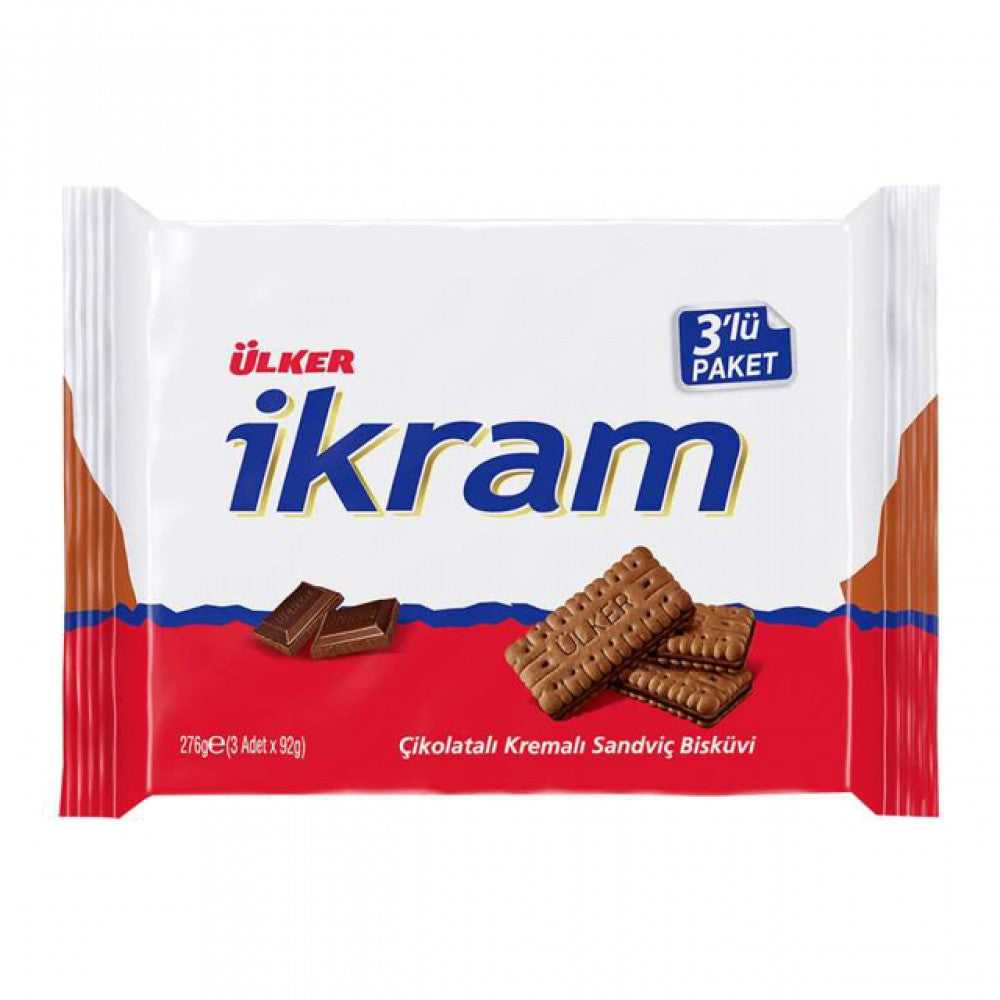 ULKER IKRAM CREAM CHOCOLATE BISCUIT  3 P.c