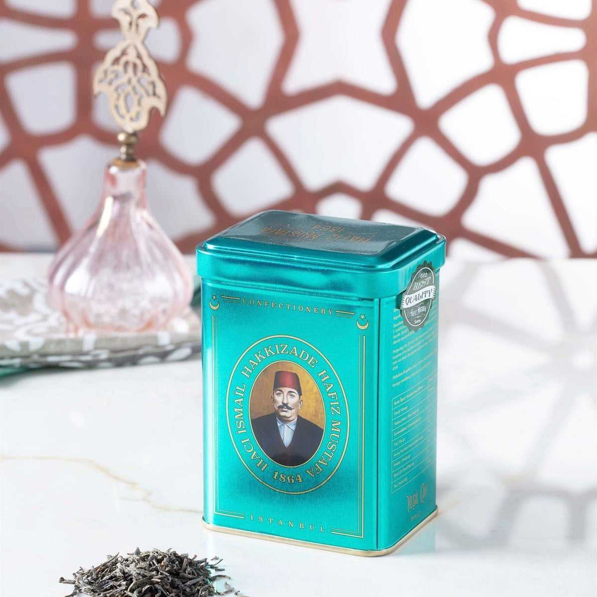 Hafız Mustafa, Green Tea in Metal Box, 75 g